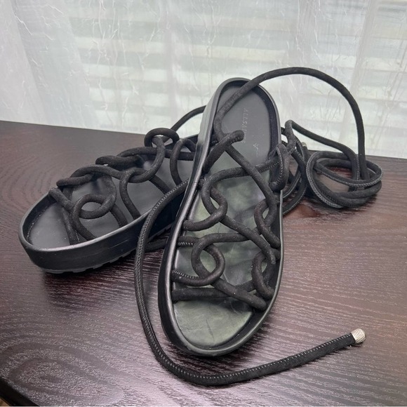 AllSaints Kofu Wrap-around Ankle Platform Sandal 38 - Picture 7 of 11